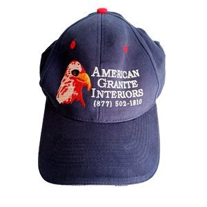 Baseball Hat Cap American Interior Granite Embroidered Eagle Falcon Headwear Inc